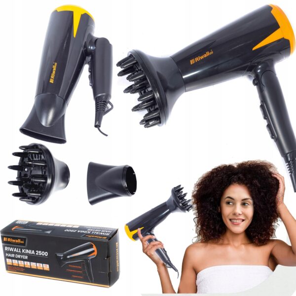 SUSZARKA-DO-WLOSOW-RIWALL-KINIA-TURBO-2500W-90km-h-DYFUZOR-KONCETRATOR