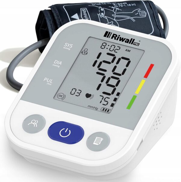 CISNIENIOMIERZ-MEDYCZNY-NARAMIENNY-ELEKTRONICZNY-ARYTMIA-BATERIE-W-ZESTAWIE-Stan-opakowania-oryginalne