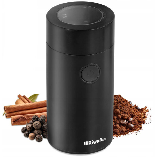 MLYNEK-ELEKTRYCZNY-DO-MIELENIA-KAWY-CUKRU-ORZECHOW-ZBOZA-150W-RIWALL-RQ-01