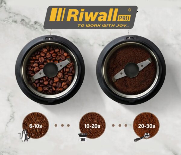 MLYNEK-ELEKTRYCZNY-DO-MIELENIA-KAWY-CUKRU-ORZECHOW-ZBOZA-150W-RIWALL-RQ-01-EAN-GTIN-8595123408410