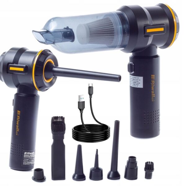 ODKURZACZ-RECZNY-SAMOCHODOWY-BEZPRZEWODOWY-AKUMULATOROWY-MOC-RIWALL-RMW-01