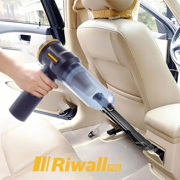 ODKURZACZ-RECZNY-SAMOCHODOWY-BEZPRZEWODOWY-AKUMULATOROWY-MOC-RIWALL-RMW-01-Praca-na-mokro-brak-informacji