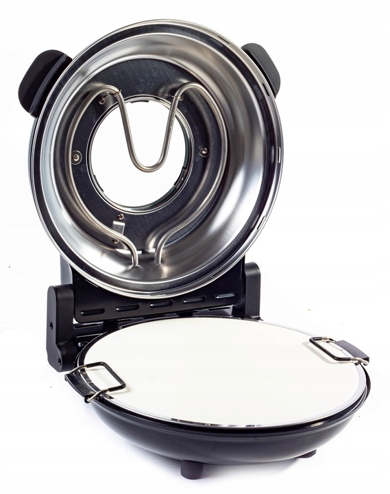 PIEC-DO-PIZZY-ELEKTRYCZNY-DOMOWY-RIWALL-RPZZ-01-KAMIEN-420C-1200W-2x-Lopat-Stan-opakowania-oryginalne