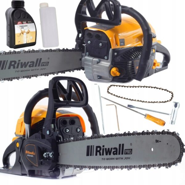 Pilarka-spalinowa-pila-Riwall-Pro-5140pl-silnik-58-cm3-7-KM-prowadnica-50cm