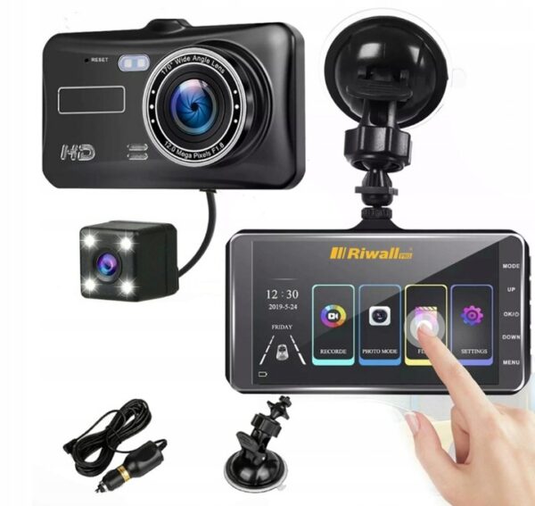 WIDEOREJESTRATOR-JAZDY-DOTYKOWY-REJESTRATOR-KAMERA-COFANIA-RIWALL-RCR-01