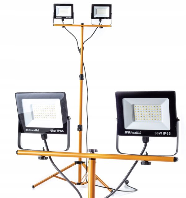 Halogen-LED-Statyw-Budowlany-Naswietlacz-2X-60W-Zestaw-Stojak-RIWALL-RHA-01