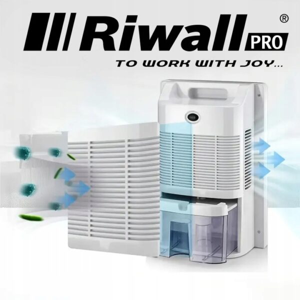 OSUSZACZ-OCZYSZCZACZ-POWIETRZA-POCHLANIACZ-WILGOCI-65W-1-8L-RIWALL-ROS-01-Poziom-halasu-35-dB