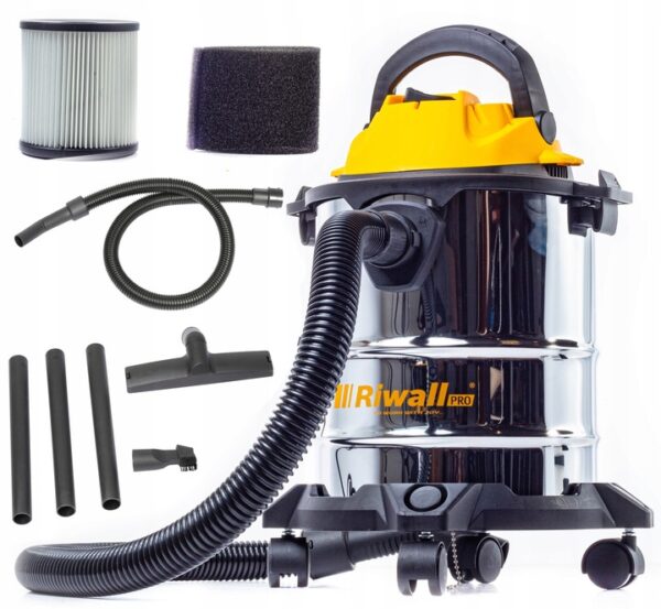 Odkurzacz-przemyslowy-bezworkowy-2-0-RVS-01-sucho-mokro-do-popiolu-kominka