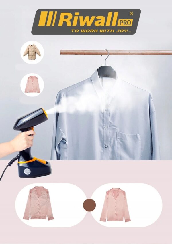 PAROWNICA-DO-UBRAN-ZELAZKO-PAROWE-STEAMER-ZESTAW-AKCESORIA-7w1-RIWALL-RX-01-Marka-inna