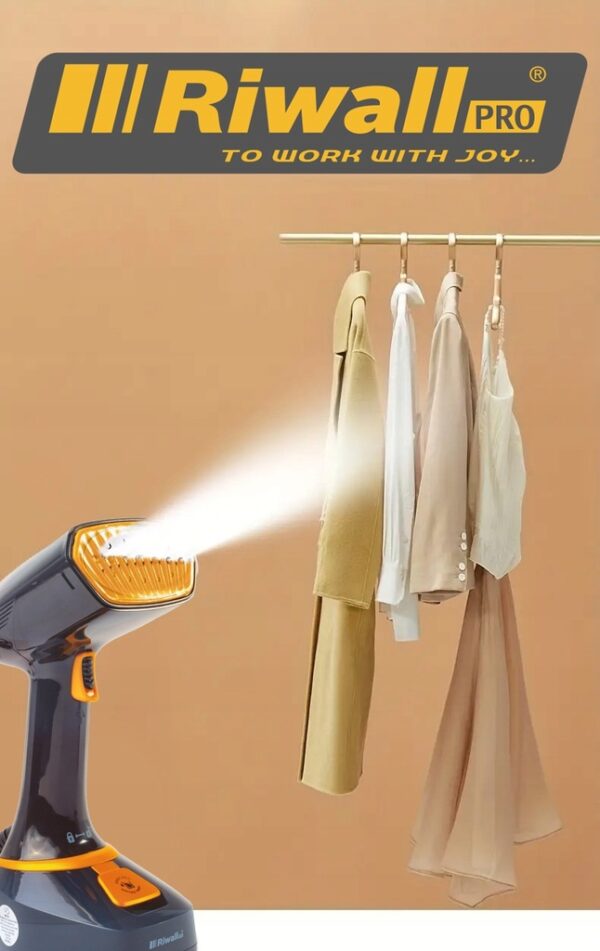 PAROWNICA-DO-UBRAN-ZELAZKO-PAROWE-STEAMER-ZESTAW-AKCESORIA-7w1-RIWALL-RX-01-Moc-1700-W