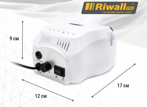 PROFESJONALNA-FREZARKA-DO-PAZNOKCI-MANICURE-30W-ZESTAW-FREZOW-RIWALL-RF-01-Kolor-bialy