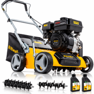 Wertykulator i aerator spalinowy Riwall PRO RPV 4058 3w1 – 40 cm, 10 KM do trawnika