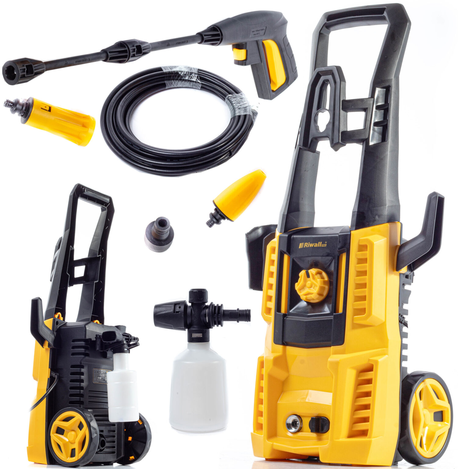 Samossąca myjka ciśnieniowa Riwall REPW 130M 230 barEW aluminiowa pompa