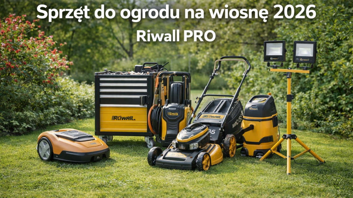 sprzęt do ogrodu na wiosnę Riwall PRO