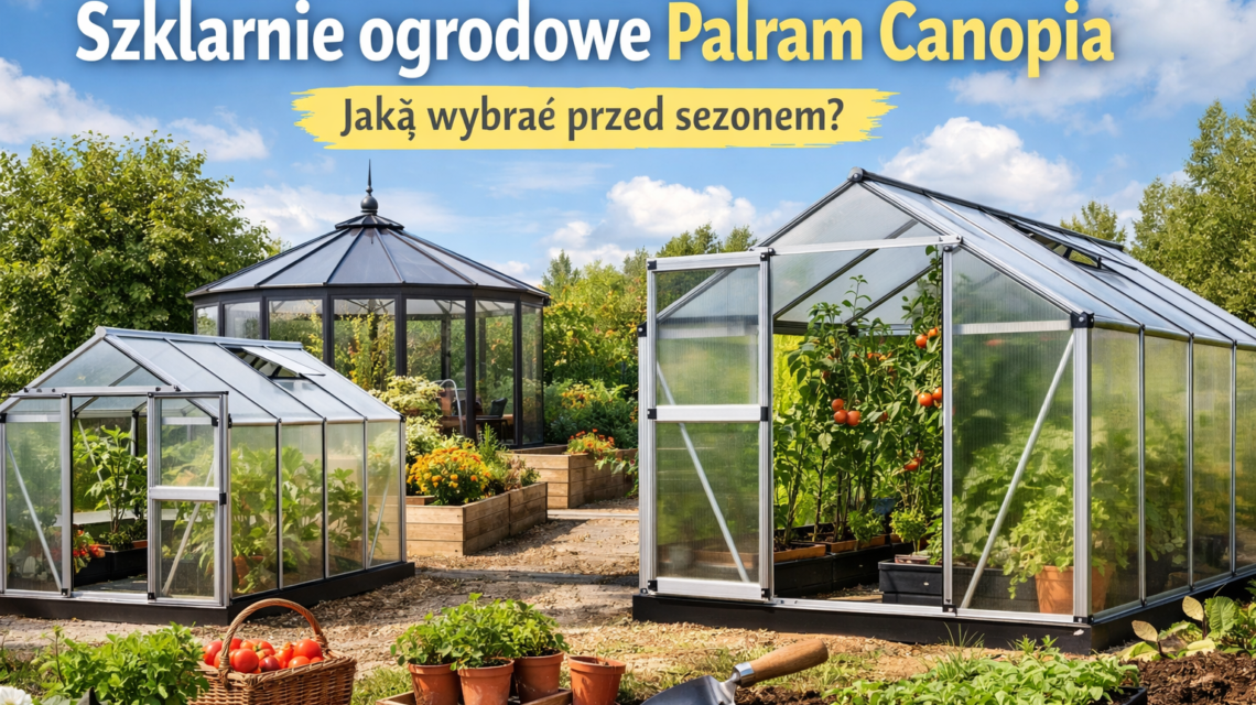 szklarnie ogrodowe Palram Canopia z poliwęglanu