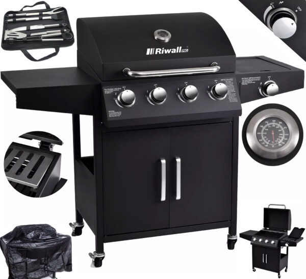 miniiiii grill gazowy 5 palników 14 5 kw