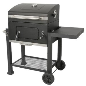 Grill węglowy z żeliwnym rusztem Riwall PRO RCG 60 z pokrywą