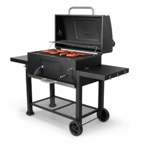 Duży grill węglowy z żeliwnym rusztem Riwall RCG 80 XXL
