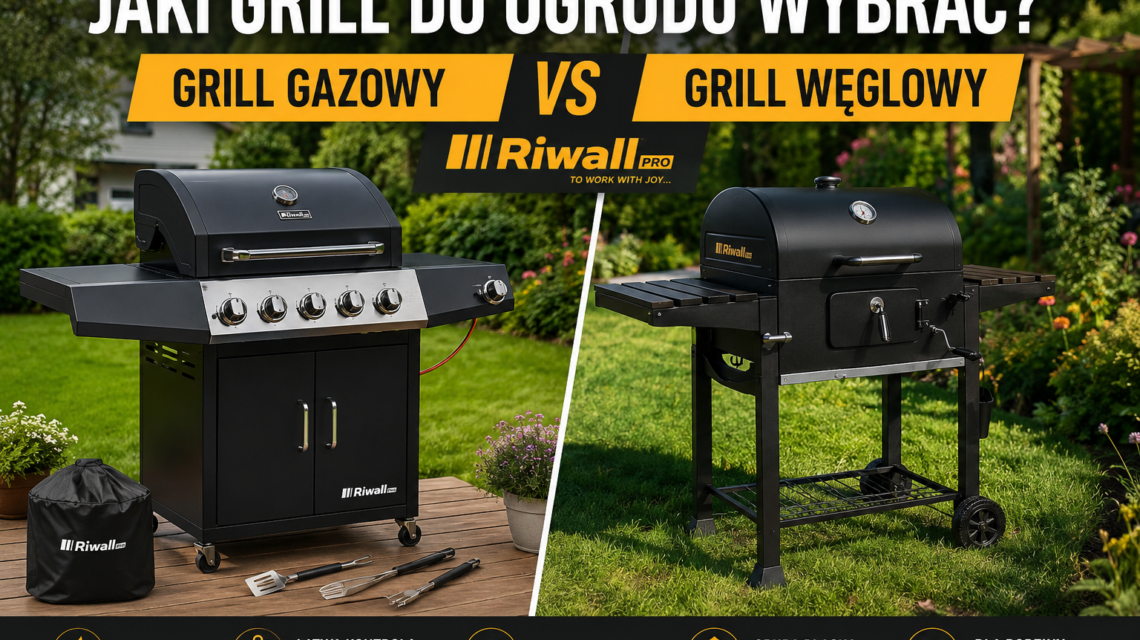Grill gazowy i grill jaki grill do ogrodu wybrać gazowy czy węglowy riwall PRO