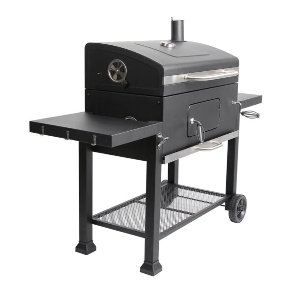 Grill węglowy XXL Riwall z żeliwnym rusztem i termometrem
