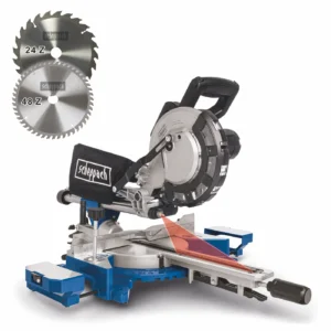 Scheppach HM 216 Piła Ukosowa Ukośnica z Posuwem 2000W Laser + 2 Tarcze
