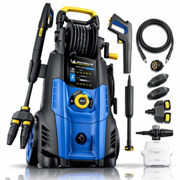 ggggggggg Myjka ciśnieniowa Michelin MPX27DTS 160 bar DUAL TECH z systemem dwóch pomp i wydajnością 850 l/h