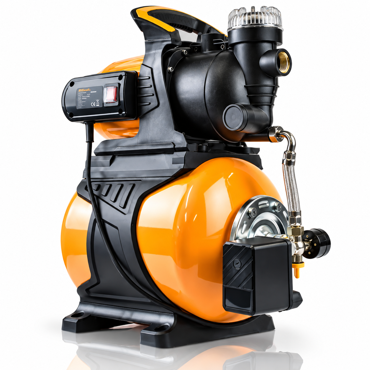 Riwall PRO REHS 1224 F – Hydrofor 1200 W 24 L z filtrem wstępnym
